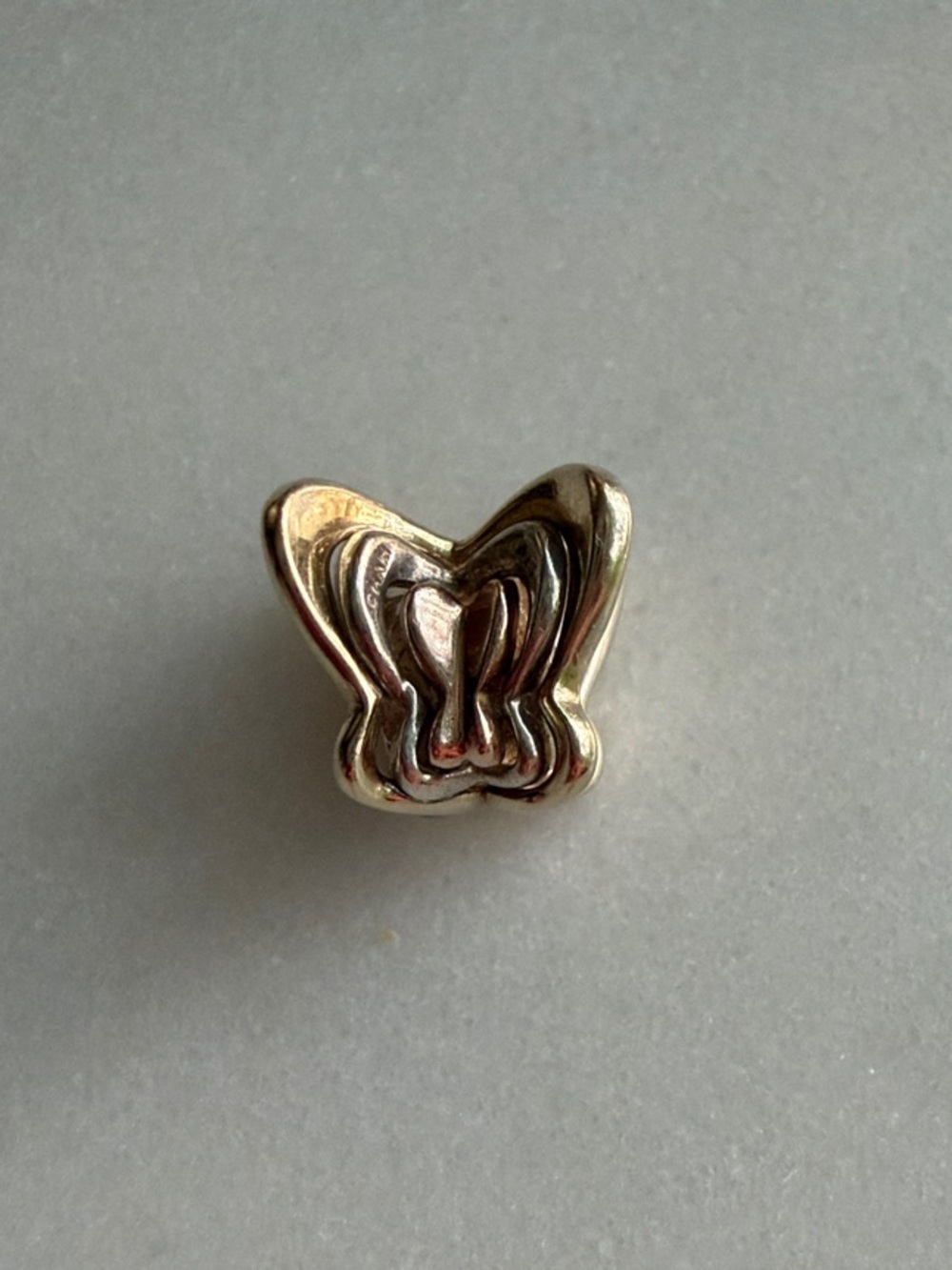 Chamilia retired tri-color Butterfly Charm